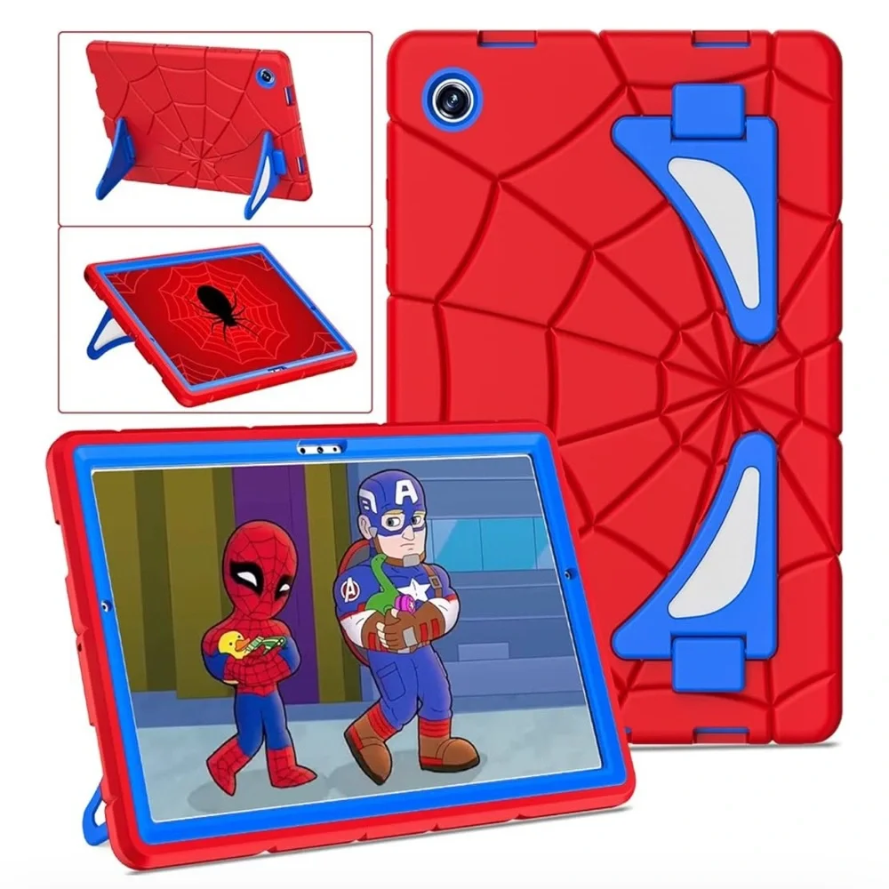 Red and Blue Tablet Cover with Stand and Full Protection
